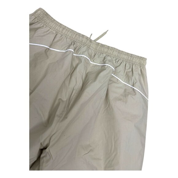 REEBOK Vintage Y2K 2000s Beige Splash Windbreaker Track Pants Mens 38x34 - Picture 6 of 6